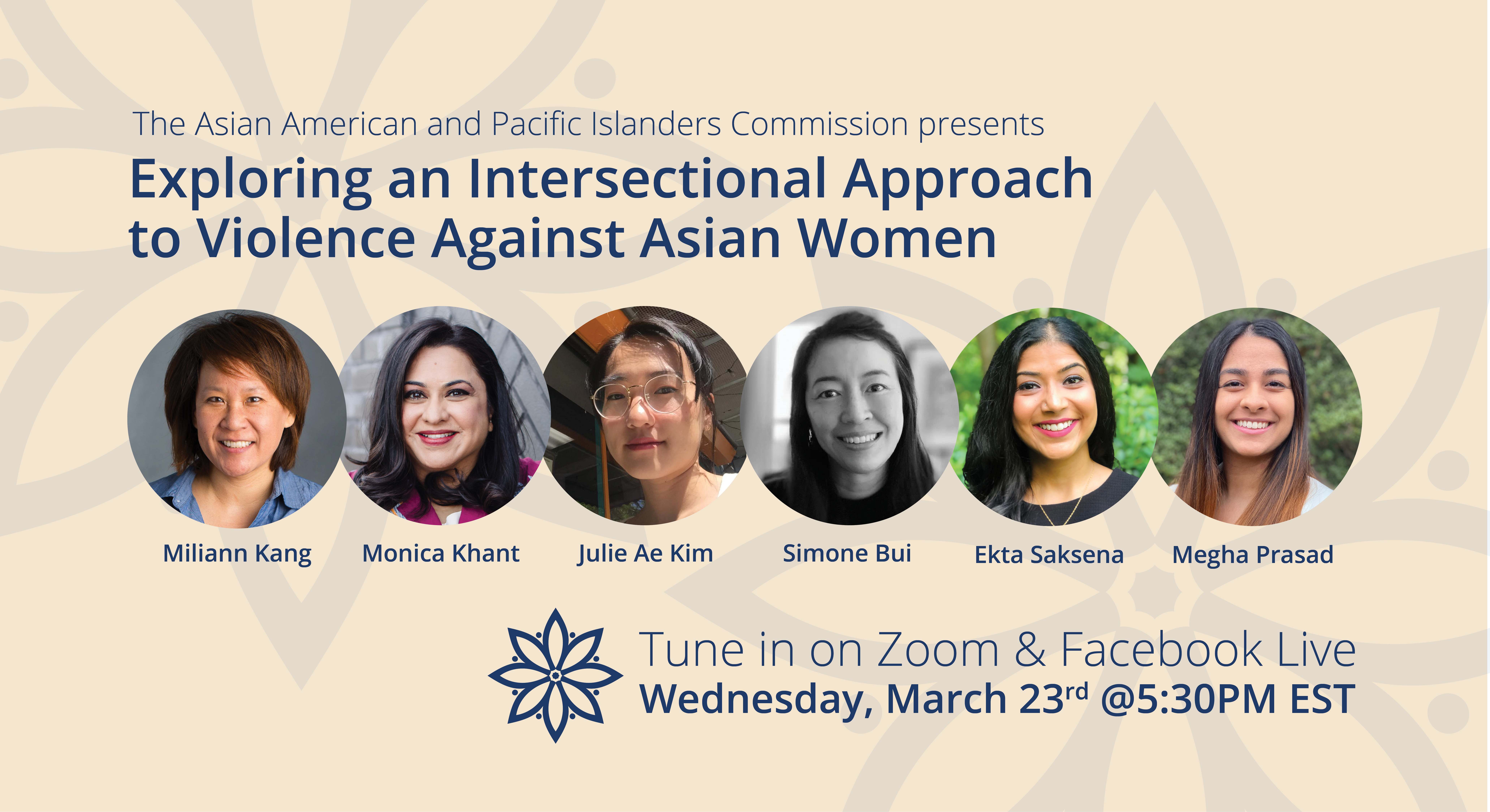 Women's History Month Event: Exploring an Intersectional Approach to Violence Against Asian Women | Wed., March 23, 2022 @5:30PM