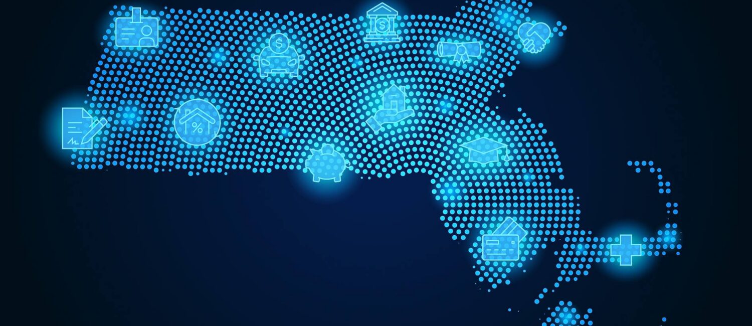 Mass ECHOS MA Map with dots icons