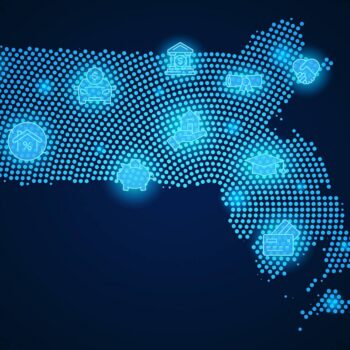 Mass ECHOS MA Map with dots icons